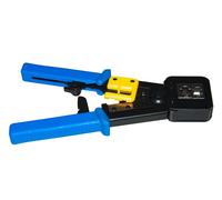 Link Pinza universale a crimpare RJ45/RJ12 - 6/8 poli, cavo passante, spelafili