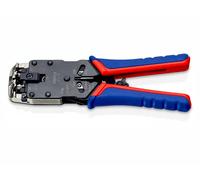 Pinza per connettori tipo western RJ10 RJ11 RJ12 RJ45 knipex 97 51 12