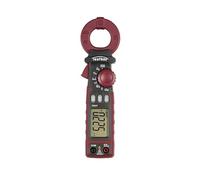 Pinza per corrente di dispersione Testboy TV 217, misuratore di corrente CAT III 600 V (LCD di facile lettura, modalità filtro passa basso, con segnale acustico, funzionamento a batteria), rosso/nero