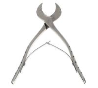 Pinza per Corteccia in Acciaio Inox, Estremità Affilata, Impugnature | Riduce la Fatica della Mano, Facile da Usare, Kit Pinze, Colore Argento, Utensile Manuale