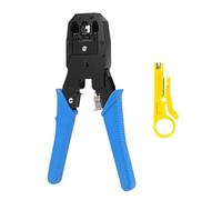 Pinza per crimpare di rete, tagliacavi - Pinza per spellare e strumento di taglio manuale multiuso, pinza per crimpare cavo di rete 3 in 1, spelatore per cavi, cavo di rete Ethernet Rj11/Rj12/Rj45