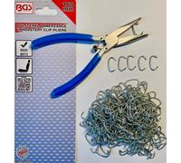 BGS Pinza Per Cuscinetti Con 200 Cuscinetti Per Sedili Auto Chiodi Sella