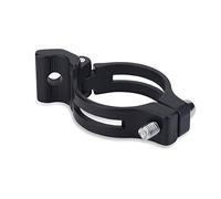 Pinza per Deragliatore Anteriore Bici da Strada, Clip Adattatore Deragliatore Ciclismo (34.9mm - Nero)