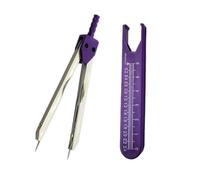 Pinza per elettrocardiogramma viola, strumento di misurazione per elettrocardiogramma per elettrocardiografi infermieri o medici, strumento di misurazione per infermieri, pinze, pinze digitali