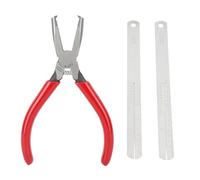 Pinza per Estrattore Tasti per Chitarra Pinza per Fili per Chitarra Basso in Acciaio Legato con 2 Rondelle per Riparazione e Manutenzione della Chitarra