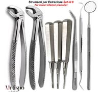 Pinza per Estrazione dei Denti Inferiori Posteriori Leve Radici Pulizia Dentale