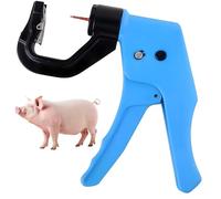 Pinza per etichette auricolari, applicatore automatico di rimbalzo per bestiame, design verticale con ganasce girevoli, ideale per maiali, pecore e capre