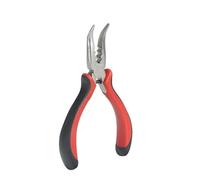 Pinza Per Extension Pinze a becchi curvi Strumenti for l'estensione dei capelli fai da te Pinzette for micro anelli/collegamenti/perline ed estensioni giusti con piume