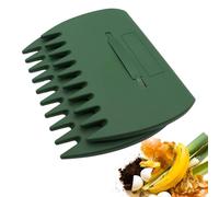 Pinza per foglie da giardino per una facile raccolta, dimensioni pratiche, 34 x 25 cm, con manico ergonomico, consente di lavorare in posizione verticale, ideale per prati, aiuole e la cura del