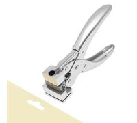 Pinza per fori di carta, a T, perforatrice precisa con struttura supportata a molla, design trasparente della lama per plastica rigida/PVC/cartone