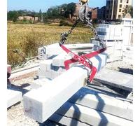 Pinza per Il Sollevamento di Pietre ad Alta Resistenza per lastre di Granito - Morsetto per Il Trasporto di Granito Durevole, Pinza a Forbice, capacità di 350 kg, Ideale per edilizia e Murat