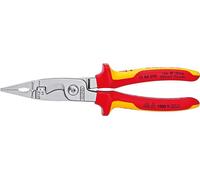 13 86 200 Pinze a becco lungo pinza Pinze a becco lungo, Acciaio, Plastica, Rosso/Arancione, 20 cm, 280 g