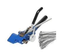 Pinza per legare i cavi, tagliacavi in acciaio da 24 cm per un fissaggio preciso, impugnatura ergonomica con design resistente, accessorio per la creazione di gioielli, recinzioni, lavori
