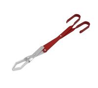 Pinza Per Legna Da Ardere - Strumento Compatto Per La Movimentazione Sicura Dei Tronchi Nel Braciere, Design A Controllo Bilanciato Con Impugnatura A Ganascia Curva, In Alluminio Portatile, Imp