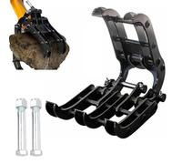 Pinza per legno per escavatore posteriore largo,pinza per miniescavatore,accessori per escavatori,per movimentazione rocce,presa tronchi,bonifica terreni,palificazione