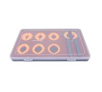 Pinza per Lunetta dell'orologio , Chiave Inglese Strumento di rimozione della Lunetta del Modello Diverso Sicuro in Lega Portatile con Scatola di plastica per orologiaio per Negozio