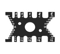 Pinza per macchine utensili a coda di rondine Maschere Calibri di misurazione dell'altezza in alluminio Calibri da tavolo Gaps Gauges Tenoni Pinza regolabile