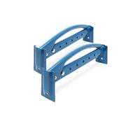 Pinza per mattoni - HELLOSHOP26 - Set di 2 - Acciaio - Lunghezza 700 mm - Multicolore