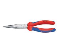 KNIPEX Pinza a becchi mezzotondi (di cicogna) con tronchese 26 12 200, bonderizzata nera 200mm Quantità:1