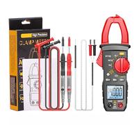 Pinza per multimetro, 4000 conteggi TRMS Auto Range con tensione AC/DC, corrente AC, resistenza, capacità, passaggio, rilevamento di tensione senza contatto, diodi, test di temperatura, utensili