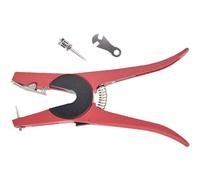 Pinza per orecchini, manico in alluminio, antiscivolo, etichettatrice per orecchie per bestiame, pecore, capre, cervi, cani, fattoria, ranch, fienile e