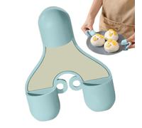 Pinza per piastra calda, clip per ciotola calda Supporto per ciotola | Pinza per piastre Clip per piastra per padella, resistente al calore, antisci Blu