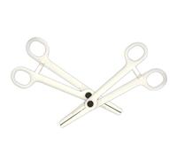 Pinza per Piercing Monouso 25 Pezzi Plastica Silicone Bianco