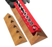 Pinza per portasciugamani autocentrante da 3mm-12mm - Pinzetta verticale con guida a pocket, pinza a incrocio per pinzette, accessorio per l'asciutto, impugnatura a picchetto 1 setLega di alluminio
