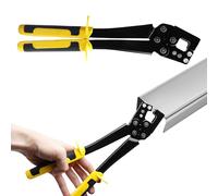 Pinza Per Prigionieri In Acciaio, Handle Stud Giallo Crimpatrici Pinza, Pinza Crimpatrice Per Montanti Cartongesso, Punzonatrice Per Cartongesso Per La Costruzione In Case, Uffici, Magazzini(giallo)