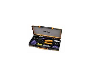 PINZA PER PUNTALINI CON ASSORTIMENTO DI 450 TERMINALI A TUBO BETA 1606A/C9