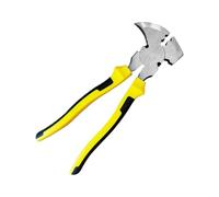 Pinza per recinzioni - Pinza per recinzioni, estrattore per unghie, con testa a martello, per afferrare, tagliare, piegare, per lavori di filo in costruzione e agricoltura