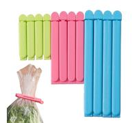 Pinza per sacchetti alimentari | clip a chip di colore riutilizzabile | chiusura a clip da cucina riutilizzabile | set di 12 clip colorate | chiusura delle dimensioni abbinate