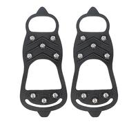 Pinza per scarpe da neve, punta per scarpe, 2 punte per ciaspole, con 8 rivetti, facile da indossare e togliere le scarpe nella stagione fredda, resistente alle cadute