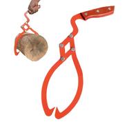 Pinza per sollevamento tronchi da 20 pollici - Artiglio per legno in acciaio resistente | Strumento di scivolamento forestale ṕer trascinare il legno | Compatibile con camion, trattori ATV e pinza p̀e