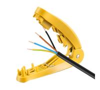 Pinza per spellare | Strumento di snudatura e taglio per cavi e fili | Impugnatura ergonomica antiscivolo portatile per cavi di rete categoria 5 e 6 elettronica e reti