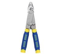 Pinza per strisce metalliche per elettricista pieghevole, taglierina multifunzione | lega di acciaio - strumento di precisione per riparazione domestica - progetti workshop - compiti di manutenzione