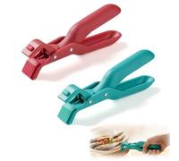 Pinza Per Teglie, 2 Pezzi Pinza prendi teglie Anti-Caldo Ciotola Gripper, Pinza Antiscottatura per Pentole, clip per Piatti in Silicone Antiscivolo per Microonde,Forno,Pentole,Ciotola Calda