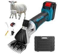 Pinza Per Tosatura A Batteria, Pinza Per Tosatura Elettrica Professionale, 6 Velocità Regolabili, Velocità Di Corsa/min: 2800, Adatta Per Pecore E Capre Da Fattoria,13 teeth