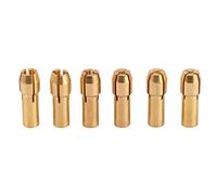 Pinza per Utensile Rotante Chuck 6x4x1 6 Pezzi Manicotti per Pinza Gamma di capacità di Presa 1mm 3,2mm con Cappuccio M8x0,75 Adatto per Utensili Rotanti