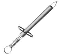 Pinza per Zecche - Pinzetta per rimozione zecche - 2 mm di larghezza punta - Acciaio inox - 8,5 cm