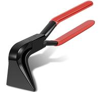 Pinza piegatrice a 45°, 90°, 180°, larghezza 60 mm, con manico antiscivolo per piegare e lisciare lamiere, rosso (TD112)