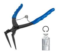 Pinza piegatubi a 90 gradi a becco lungo piegato per cilindro resistente Rimozione anello interno Pinza per anelli elastici Strumenti per garage Accessori auto