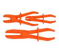 PINZA PINZE 3pz OCCLUSIONE TUBI MANICOTTI STRINGITUBO PLASTICA LIQUIDI