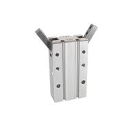 Pinza pneumatica a doppio effetto, cilindro pneumatico a dita MHZ2 MHC2 MHY2 MHL2, tipo morsetti in alluminio, alesaggio 10D, 16D, 20D, 25D, 32D, 40D(Mhy2)
