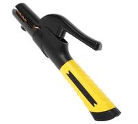 Pinza Porta Elettrodi per Saldatura Europea in Rame, 500a, 40v | Impugnatura Gialla Ergonomica, Resistenza 1000v/min, per Aste 2, 5-4mm, Officina e Campo