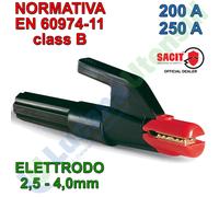 Pinza Porta Elettrodo 250A SACIT Saldatrice MMA 4,0mm Professionale Perfecta 3