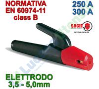 Pinza Porta Elettrodo 300A SACIT Saldatrice MMA 5,0mm Professionale Urania 5