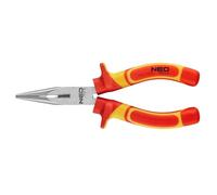 PINZA PROLUNGA DRITTA 180 MM 1000V, CRV, LUCIDATA 01-224