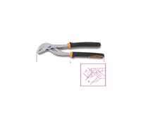 PINZA REGOLABILE A PULSANTE CON IMPUGNATURA BIMATERIALE ART. 1047BM