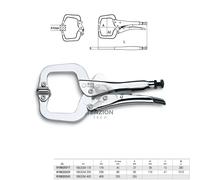 Pinza Regolabile Autobloccante Ganasce Collo Di Cigno Oscillanti - Beta 1062GM